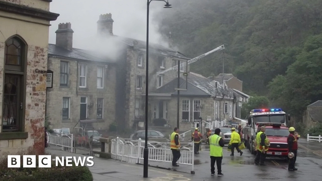 Gwynedd's Historic Hotel Gutted by Fire and Targeted by Thieves