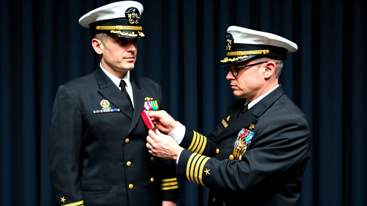 Cmdr. Matthew Fisher Takes Command of USS Nevada Gold Crew
